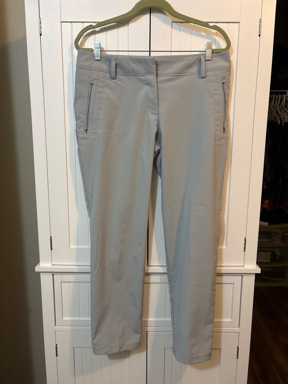 Golfcore Sporty Adidas Sz 10 Grey Women's Athletic Stretch Performance Pants